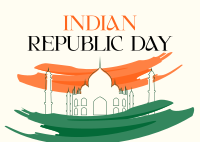 Celebrate Indian Republic Day Postcard Image Preview