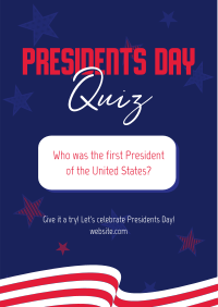 Presidents Day Pop Quiz Flyer Image Preview