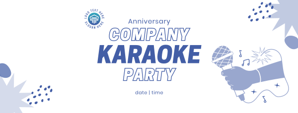 Company Karaoke Facebook Cover Design Image Preview