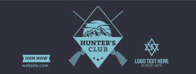 Hunters Club Facebook cover Image Preview