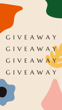 Giveaway Time TikTok Video Image Preview