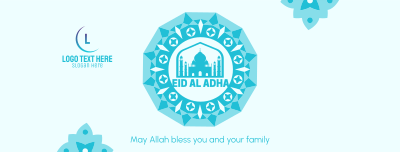 Eid Al Adha Frame Facebook cover Image Preview