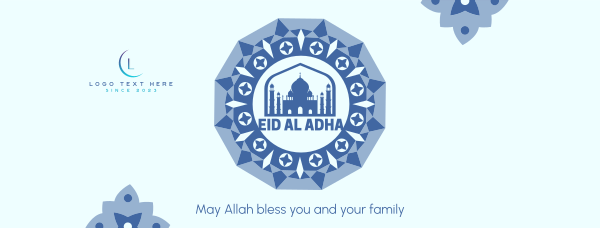 Eid Al Adha Frame Facebook Cover Design Image Preview