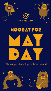 Hooray May Day Instagram Reel Preview