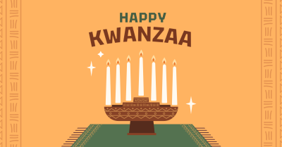 Kwanzaa Candle Facebook ad Image Preview