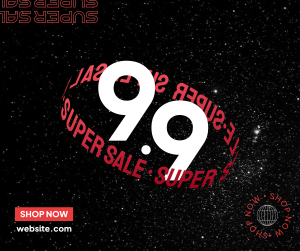 9.9 Super Sale Facebook post Image Preview