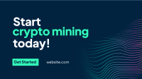 Crypto Mining Facebook Event Cover Design