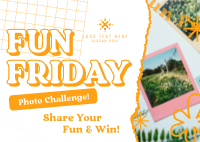 Fun Friday Photo Challenge Postcard Design