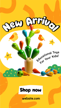 New Educational Toys Facebook Story Design