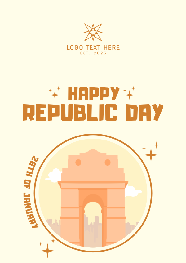 Happy Republic Day Flyer Design Image Preview