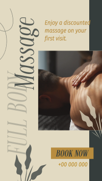 Relaxing Massage Therapy TikTok video Image Preview