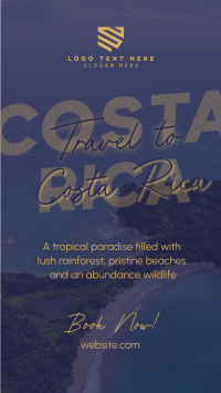 Travel To Costa Rica Instagram reel Image Preview