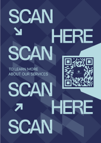 Modern Corporate QR Code Flyer Design