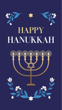 Hanukkah Candles TikTok Video Image Preview