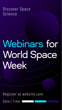 Space Week Webinar TikTok Video Preview