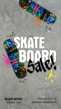 Streetstyle Skateboard Sale Instagram Reel Image Preview