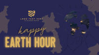 Happy Earth Hour Facebook Event Cover Design