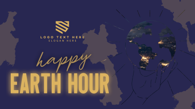 Happy Earth Hour Facebook event cover Image Preview