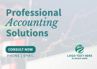 Professional Accounting Solutions Postcard Image Preview