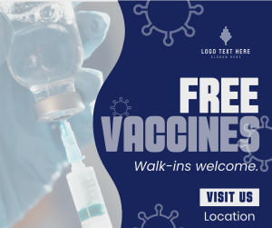 Free Vaccination For All Facebook post Image Preview