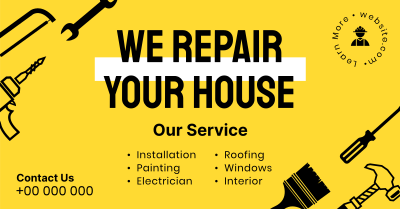 Your House Repair Facebook ad Image Preview