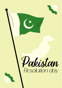 Pakistan Day Flag Flyer Image Preview