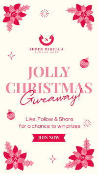 Jolly Christmas Giveaway Facebook Story Image Preview