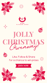 Jolly Christmas Giveaway Facebook story Image Preview