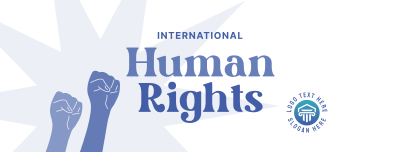 International Human Rights Facebook cover Image Preview