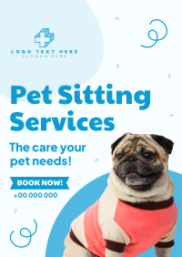 Puppy Sitting Service Flyer Design