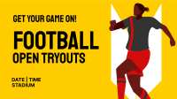 Soccer Tryouts Facebook Event Cover Design
