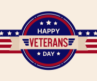 Veterans Celebration Facebook Post Design