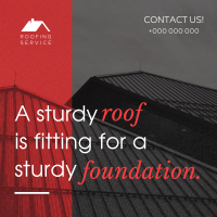 Professional Roofing Service Instagram post Image Preview
