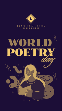 Celebrating Poetry Instagram Story Design