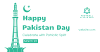 Happy Pakistan Day Facebook Ad Design
