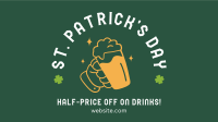 St. Patrick's Deals Facebook Event Cover Design