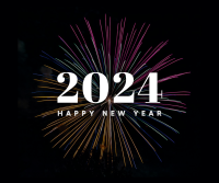 New Year Fireworks Facebook post Image Preview