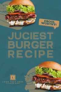 Double Special Burger Pinterest Pin Image Preview