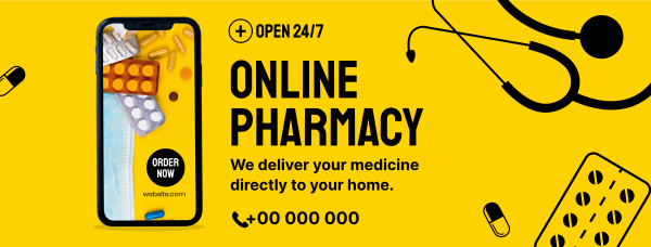 Online Medicine Facebook Cover Design Image Preview
