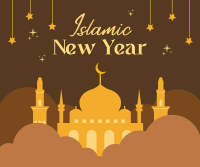 Muharram Islamic New Year Facebook Post Design