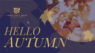 Autumn Greeting Facebook event cover Image Preview