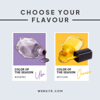 Choose Your Flavour Instagram Post Design