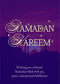 Ramadan Sunset Poster Image Preview