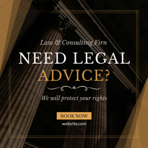 Legal Adviser Instagram post Image Preview