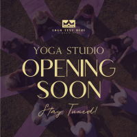 Yoga Studio Opening Linkedin Post Image Preview