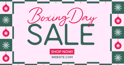 Boxing Day Promo Facebook ad Image Preview