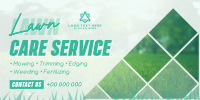 Lawn Care Maintenance Twitter post Image Preview