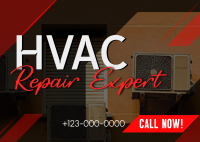 HVAC Repair Expert Postcard Design