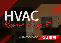 HVAC Repair Expert Postcard Image Preview