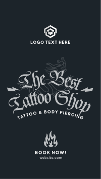 Tattoo & Piercings Instagram Story Design